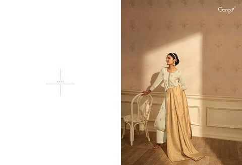 GANGA PRESENT RAAG PURE SILK WITH EMBROIDERY HEAVY LOOK SALWAR SUIT