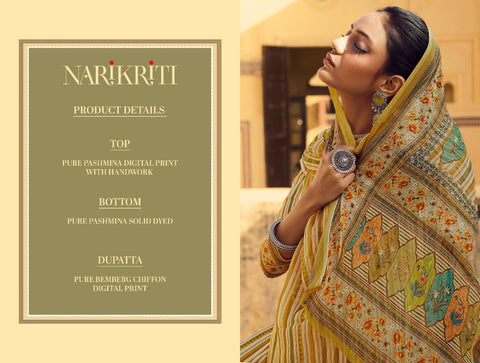 Glossy Presents Narikriti Pashmina Printed Fancy Designer Salwar Kameez