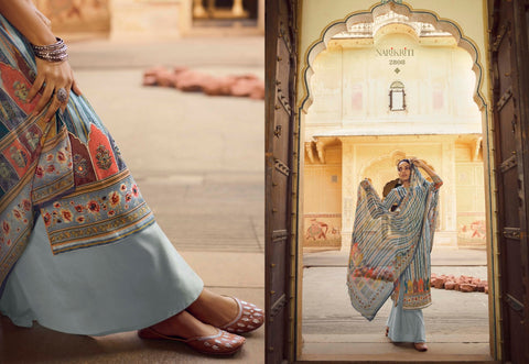 Glossy Presents Narikriti Pashmina Printed Fancy Designer Salwar Kameez