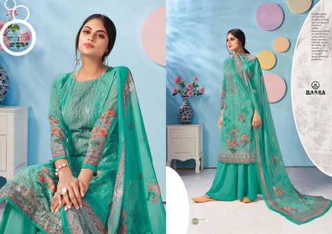Hansa Launched Sopari Gerogette Printed Fancy Designer Salwar Kameez