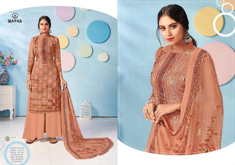 Hansa Launched Sopari Gerogette Printed Fancy Designer Salwar Kameez