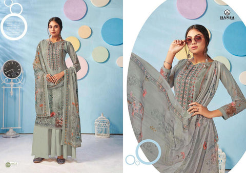 Hansa Launched Sopari Gerogette Printed Fancy Designer Salwar Kameez