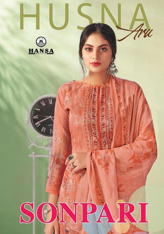 Hansa Launched Sopari Gerogette Printed Fancy Designer Salwar Kameez