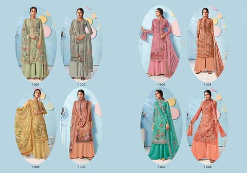 Hansa Launched Sopari Gerogette Printed Fancy Designer Salwar Kameez