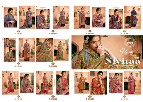 Harshit Fashion Hub Presents Nivitaa Pashmina Printed Fancy Designer Salwar Kameez
