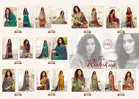 Harshit Fashion Hub Rishikaa Pashmina Printed Fancy Designer Salwar Kameez
