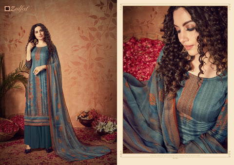 Zulfat Designer Hotstar Jam Satin Pakistani Designer Salwar Kameez