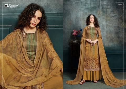 Zulfat Designer Suit Launched Hotstar Jam Cotton Casual Wear Salwar Suits