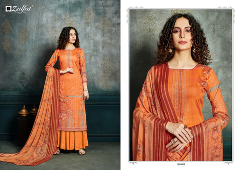 Zulfat Designer Suit Launched Hotstar Jam Cotton Casual Wear Salwar Suits