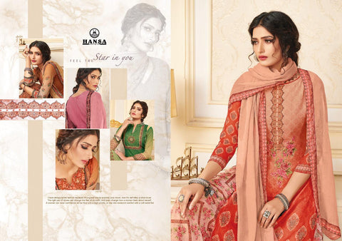 Hansa Print Presents Exclusive Era Georgette Printed Fancy Designer Salwar Suits
