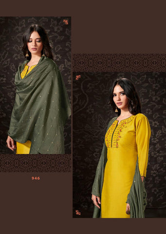 Vink Launched Harmony Viscose Muslin Fancy Designer Salwar Kameez