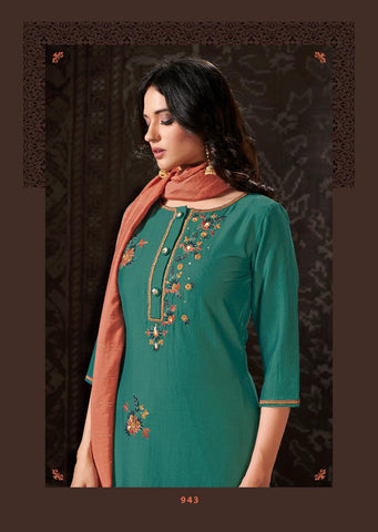 Vink Launched Harmony Viscose Muslin Fancy Designer Salwar Kameez