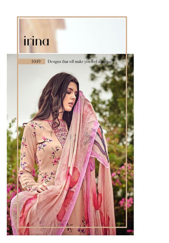GLOSSY PRESENTS THE PETALS AND KNOTS PURE BEMBERG CHIFFON SUITS