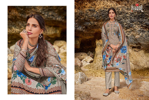 ISHAAL PRINTS GULMOHAR VOL 14 LAWN COTTON KARACHI COLLECTION