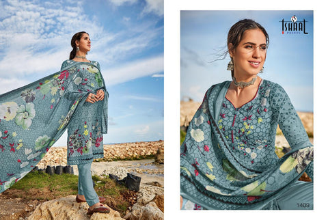 ISHAAL PRINTS GULMOHAR VOL 14 LAWN COTTON KARACHI COLLECTION