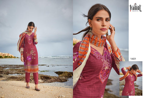 ISHAAL PRINTS GULMOHAR VOL 14 LAWN COTTON KARACHI COLLECTION