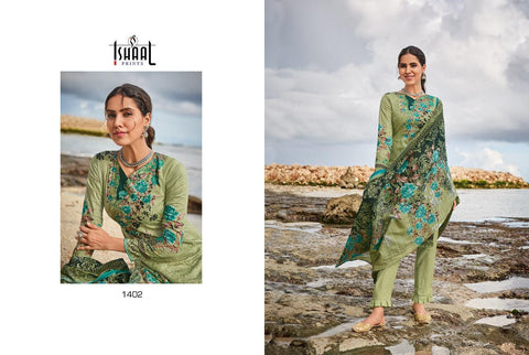 ISHAAL PRINTS GULMOHAR VOL 14 LAWN COTTON KARACHI COLLECTION