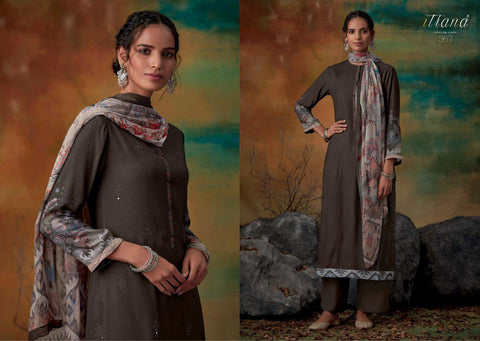 Itrana Launched African Clash Pashmina Printed Fancy Designer Salwar Kameez