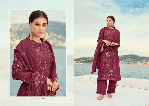 Itrana Presents Bunaai Pashmina Printed Fancy Designer Salwar Kameez