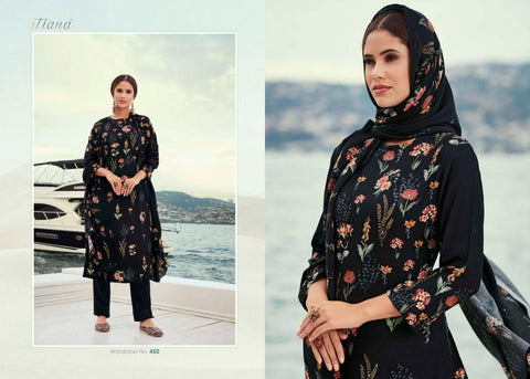 Itrana Presents Bunaai Pashmina Printed Fancy Designer Salwar Kameez