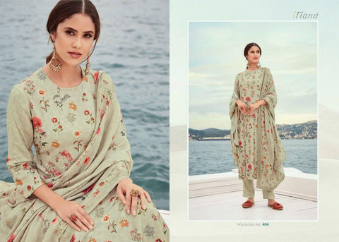 Itrana Presents Bunaai Pashmina Printed Fancy Designer Salwar Kameez