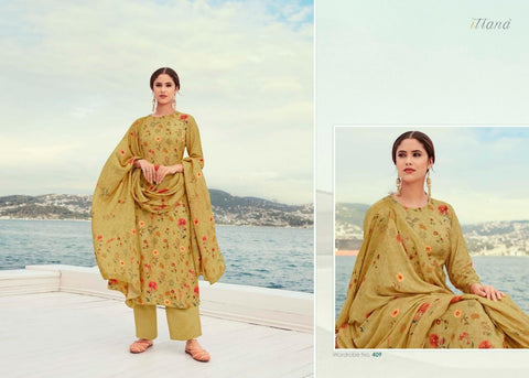 Itrana Presents Bunaai Pashmina Printed Fancy Designer Salwar Kameez