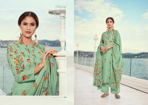 Itrana Presents Bunaai Pashmina Printed Fancy Designer Salwar Kameez