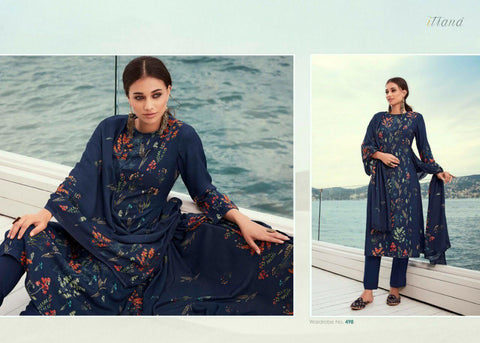 Itrana Presents Bunaai Pashmina Printed Fancy Designer Salwar Kameez