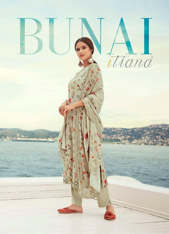 Itrana Presents Bunaai Pashmina Printed Fancy Designer Salwar Kameez