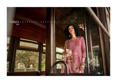 Ibiza Suit Presents Mehreen Pashmina Embroidery Work Fancy Designer Salwar Suits