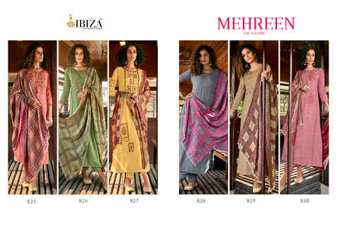 Ibiza Suit Presents Mehreen Pashmina Embroidery Work Fancy Designer Salwar Suits