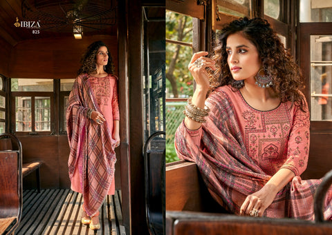 Ibiza Suit Presents Mehreen Pashmina Embroidery Work Fancy Designer Salwar Suits