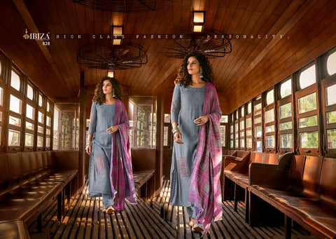 Ibiza Suit Presents Mehreen Pashmina Embroidery Work Fancy Designer Salwar Suits