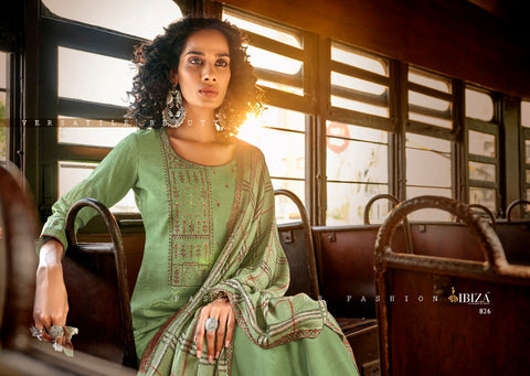 Ibiza Suit Presents Mehreen Pashmina Embroidery Work Fancy Designer Salwar Suits