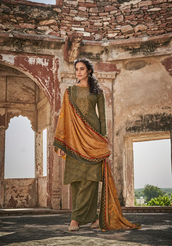 Deepsy Suits Presents Irish Pashmina Printed Embroidery Work Fancy Designer Salwar Suits