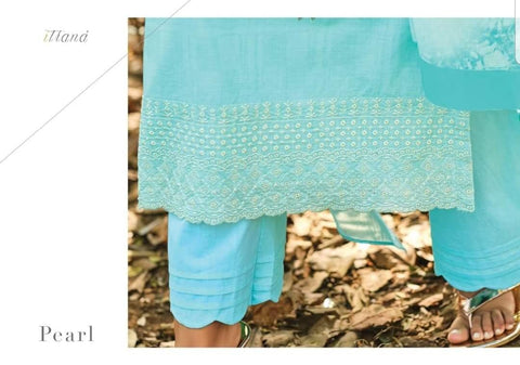 Itrana Pearl Pure Cotton Digital Embroiderey Printed Collection Suit