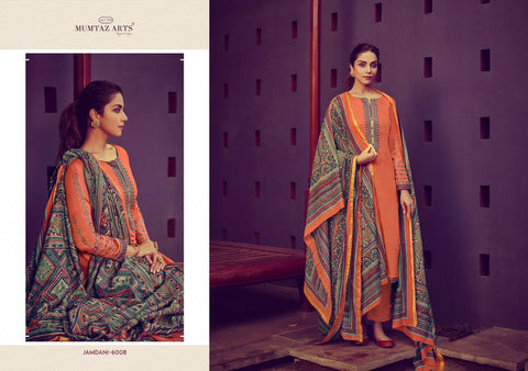 MUMTAZ ARTS PRESENTS JAMDANI EMBROIDERED KARACHI SUITS COLLECTION