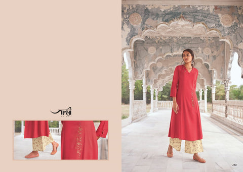 Jansi Launched Sundari Fancy Designer Kurtis With Plazzo