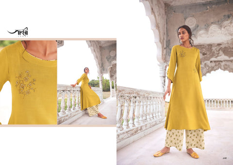 Jansi Launched Sundari Fancy Designer Kurtis With Plazzo