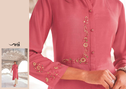 Jansi Launched Sundari Fancy Designer Kurtis With Plazzo