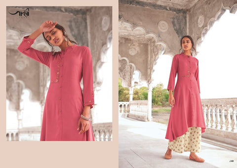 Jansi Launched Sundari Fancy Designer Kurtis With Plazzo