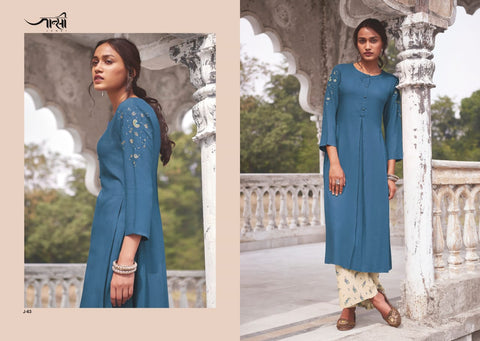 Jansi Launched Sundari Fancy Designer Kurtis With Plazzo