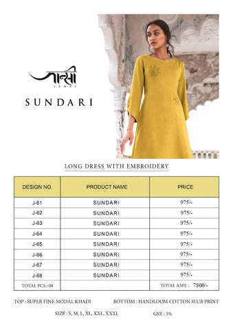 Jansi Launched Sundari Fancy Designer Kurtis With Plazzo