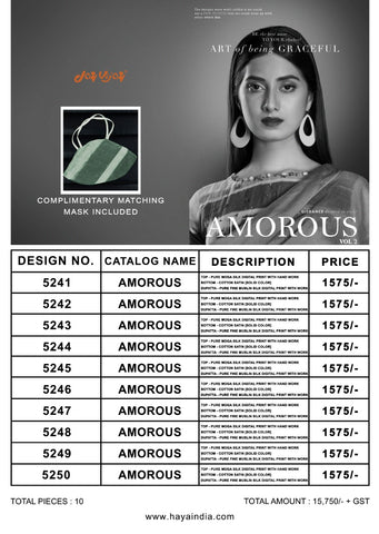 Jay Vijay Presents Amorous Vol 2 Silk Fancy Designer Salwar Suits