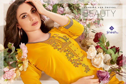 Jinesh Nx Present Aaliya Rayon Fabric Kurti Collection