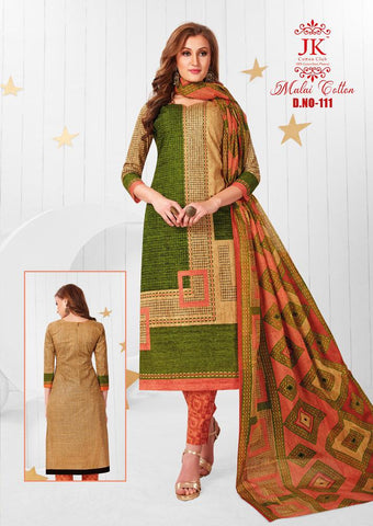 JK COTTON CLUB MALAI COTTON HEAVY LAWN COTTON DRESS MATERIAL