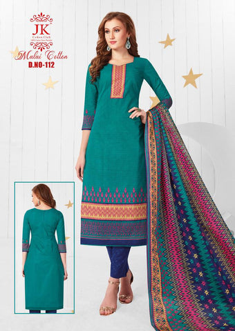 JK COTTON CLUB MALAI COTTON HEAVY LAWN COTTON DRESS MATERIAL