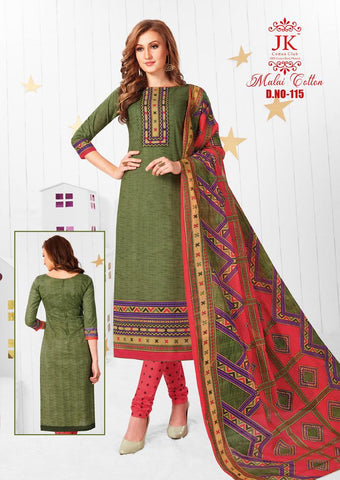 JK COTTON CLUB MALAI COTTON HEAVY LAWN COTTON DRESS MATERIAL