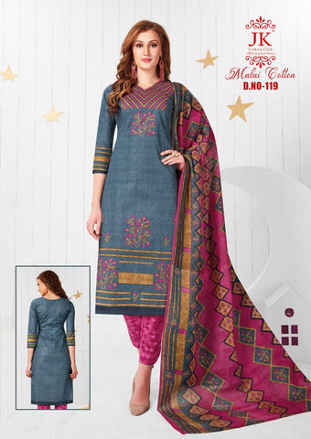 JK COTTON CLUB MALAI COTTON HEAVY LAWN COTTON DRESS MATERIAL