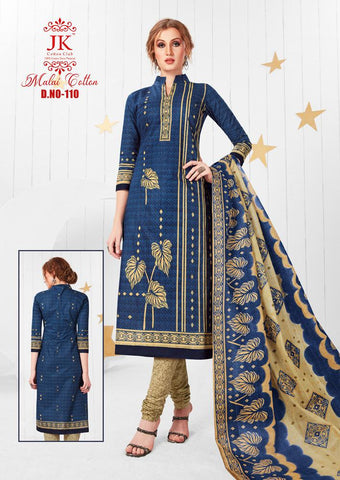 JK COTTON CLUB MALAI COTTON HEAVY LAWN COTTON DRESS MATERIAL